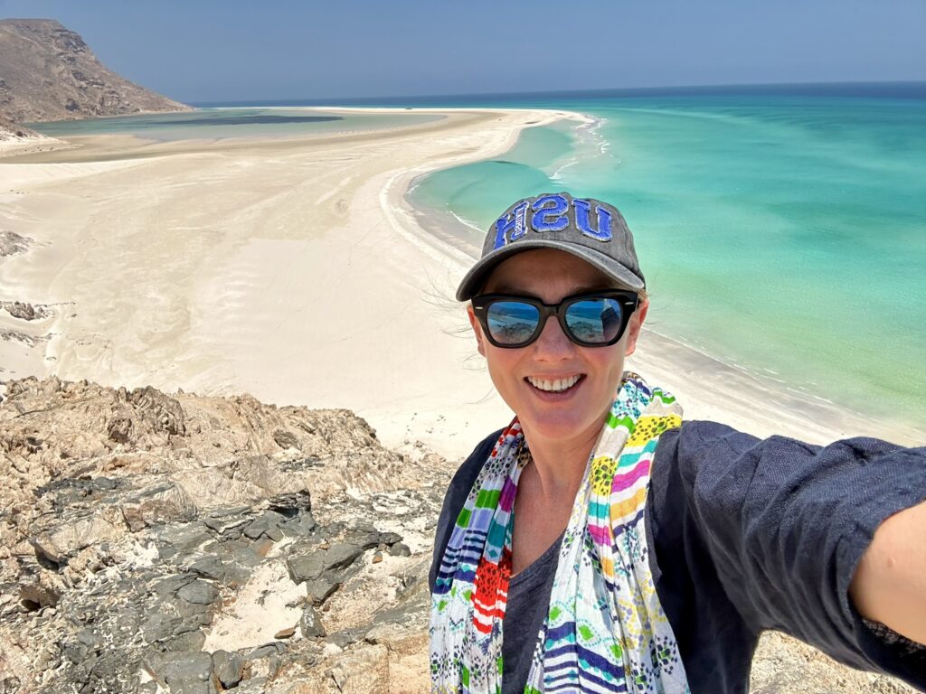 Wyjazd na Sokortę - selfie na plaży